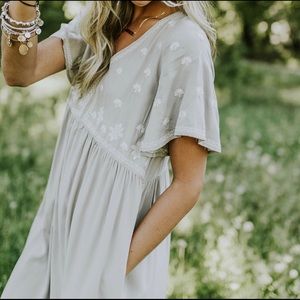 Embroidered Piper & Scoot Dress